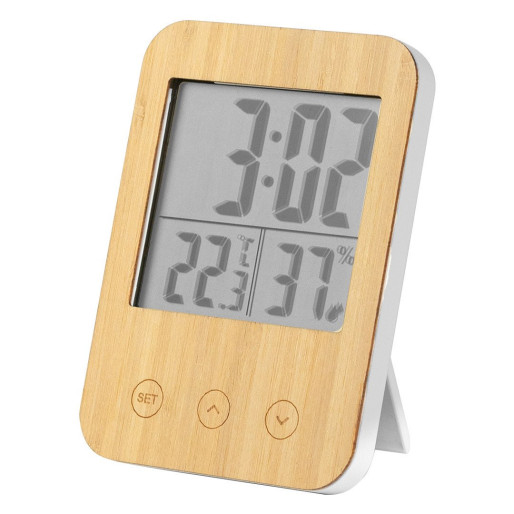 CHRONOS, lcd clock beige