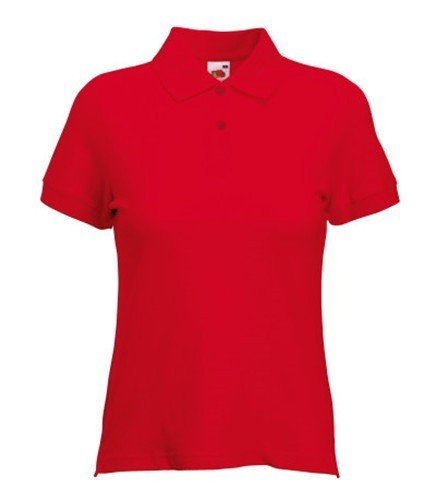 Fruit Of The Loom Polo Lady-Fit, Women's Polo Shirt,