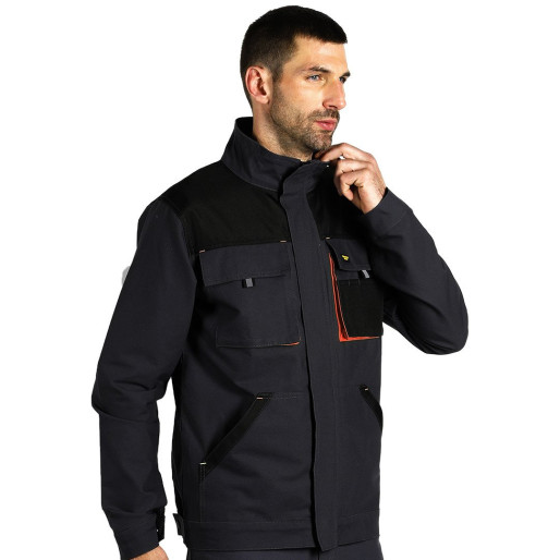HAMMER STRETCH JACKET, workwear jacket, dark gray