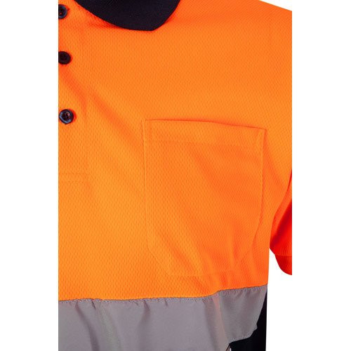 VL CUPID LARGE. Bird-eye dvobojna polo majica (160g/m²) sa kratkim rukavima, od poliestera (100%)