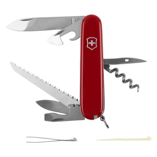 VICTORINOX CAMPER, multifunctional knife with 13 functions, red