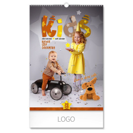 KIDS, wall calendar, 7 pages, b3 format
