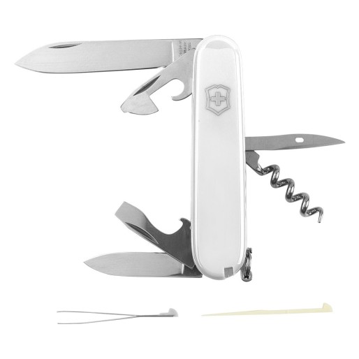 VICTORINOX SPARTAN, multifunctional knife with 12 functions, white