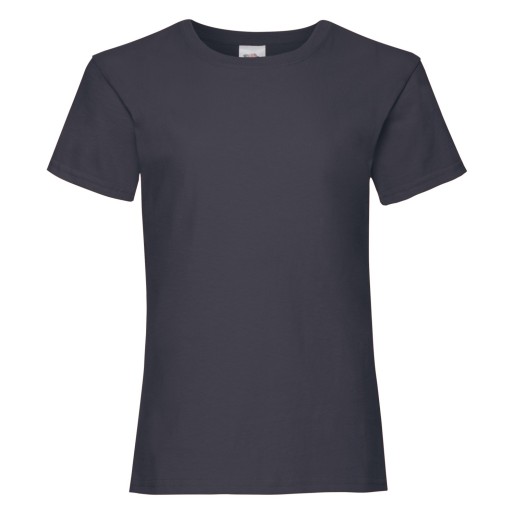 Fruit of the Loom, Valueweigtht Women's T-Shirt, Dark Ash Gray, 14-15