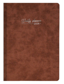 MONDI B5, nedeljni rokovnik , svetlo braon