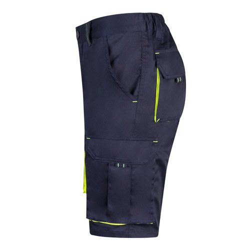 VL HEMERA. Dvobojne rastegljive bermude sa više džepova (240g/m²), od pamuka (46%), EME (38%) i poliestera (16%)