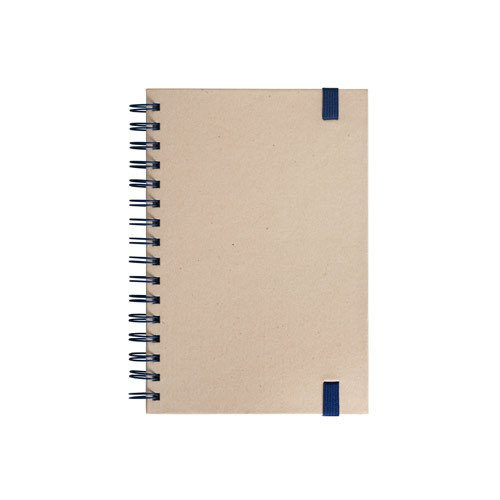 PROUST. A5 notebook with rings, hard cover, made of sugar cane paper (80% sugar cane) with plain pages