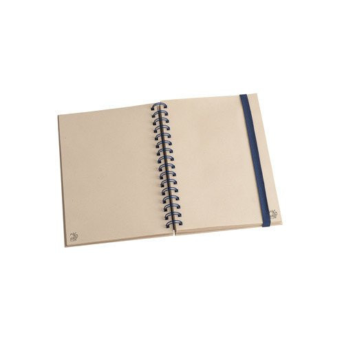PROUST. A5 notebook with rings, hard cover, made of sugar cane paper (80% sugar cane) with plain pages