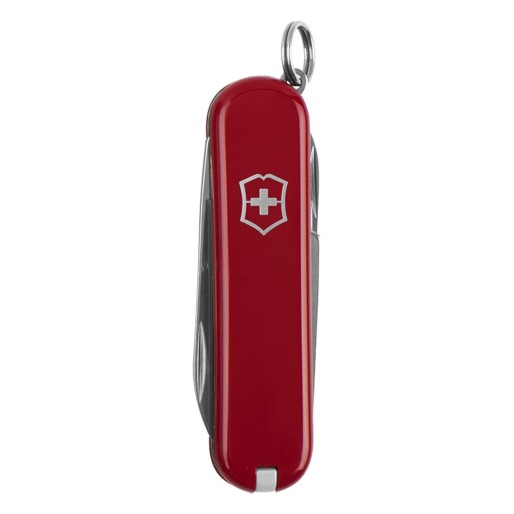 VICTORINOX CLASSIC, višenamenski nož u futroli sa 7 funkcija, crveni
