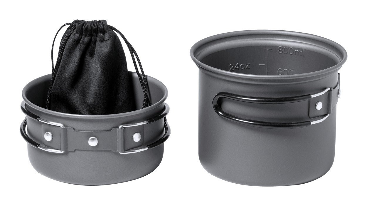 Sondic camping cutlery and pot set