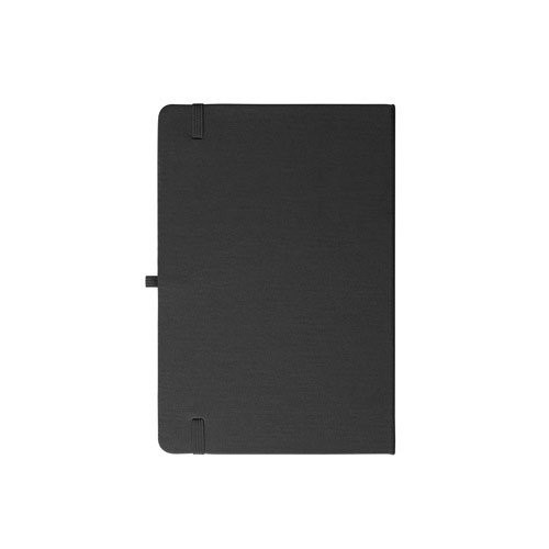 ANNE. A5 notebook in recycled polyester (100% rPET) with lined pages