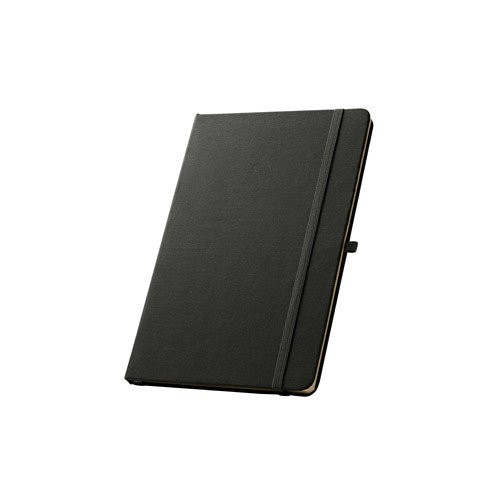 ANNE. A5 notebook in recycled polyester (100% rPET) with lined pages