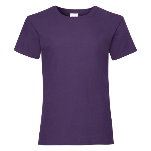 Fruit of the Loom, Valueweigtht women's t-shirt, purple, 14-15