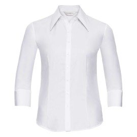 RUSSELL women's shirt 3/4 sleeves TENCEL FITTED