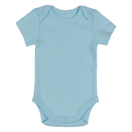 BAMBOLINO, baby romper, 180 g/m2, sky blue