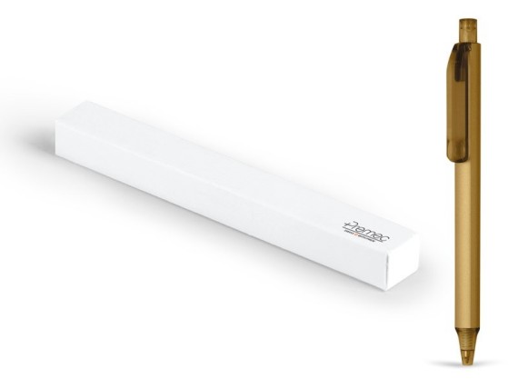 BRAVE METAL, Premec metal ball pen in a gift box, gold