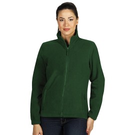 POLARIS LADY, women's polar fleece jacket/sweatshirt, green
