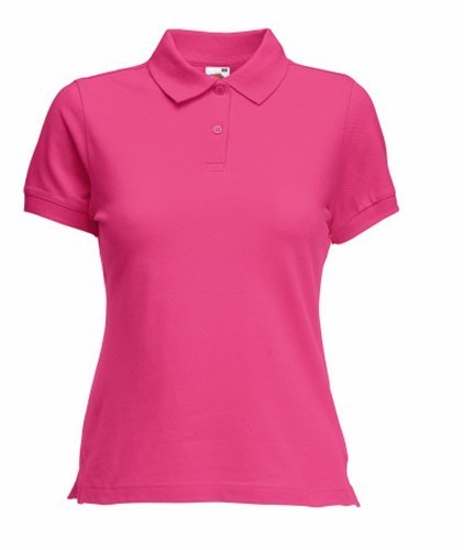 Fruit Of The Loom Polo Lady-Fit, Women's Polo Shirt,