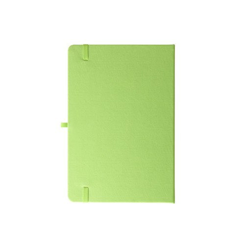 ANNE. A5 notebook in recycled polyester (100% rPET) with lined pages