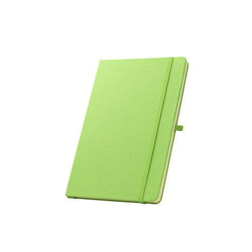 ANNE. A5 notebook in recycled polyester (100% rPET) with lined pages