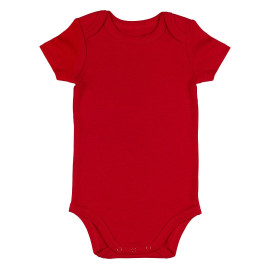 BAMBOLINO, baby romper, 180 g/m2, red