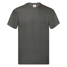 Fruit of the Loom, Original T, Men's Cotton T-shirt, Light Graphite, M