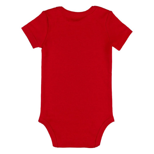 BAMBOLINO, baby romper, 180 g/m2, red
