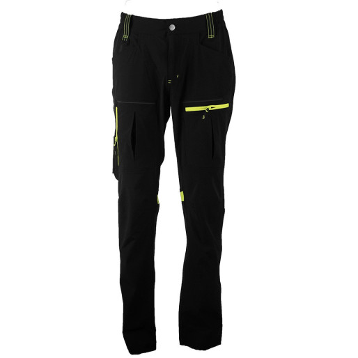 PANTHER PANTS S, elastične radne pantalone, neon žuta