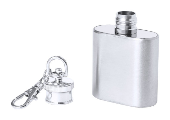 Deneb keyring with hip flask