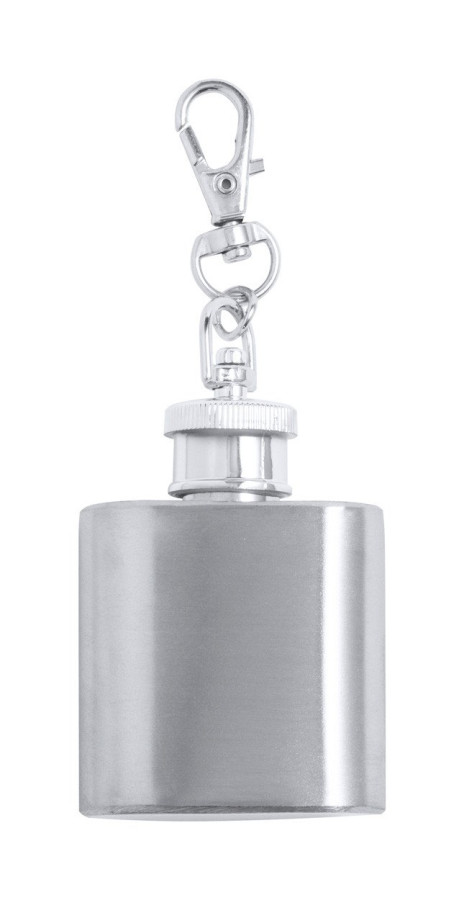 Deneb keyring with hip flask