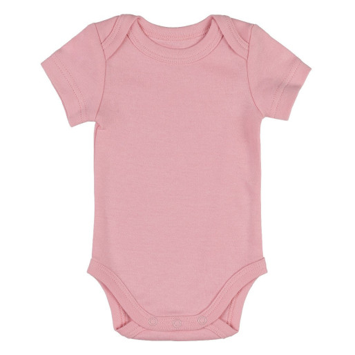 BAMBOLINO, bebi bodi, 180 g/m2, roze