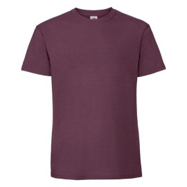 Fruit of the Loom, Iconic Ringspun Premium T, Men's T-shirt, Burgundy, 3XL