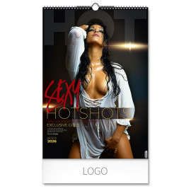 SEXY HOTSHOTS, wall calendar, 7 pages, b3 format