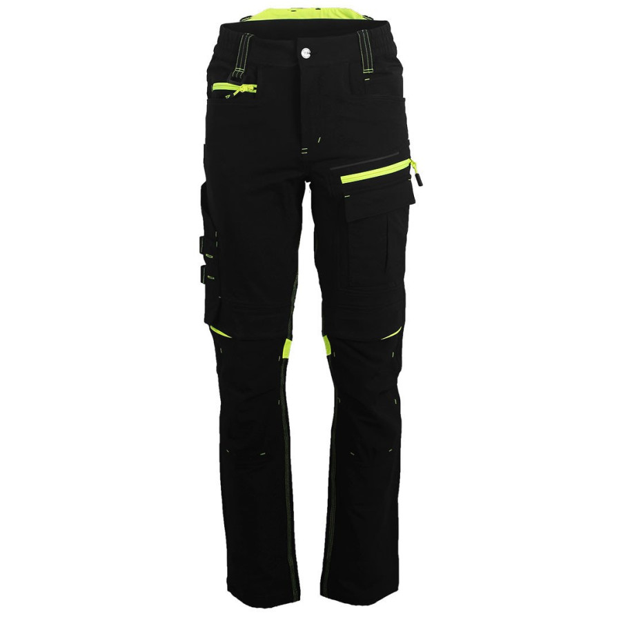 PANTHER PANTS W, elastične radne pantalone, neon žuta