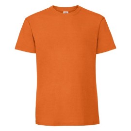 Fruit of the Loom, Iconic Ringspun Premium T, men's T-shirt, orange, 3XL
