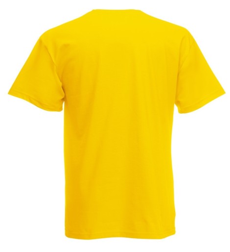 Fruit of the Loom, Original T, men's cotton T-shirt, yellow, L