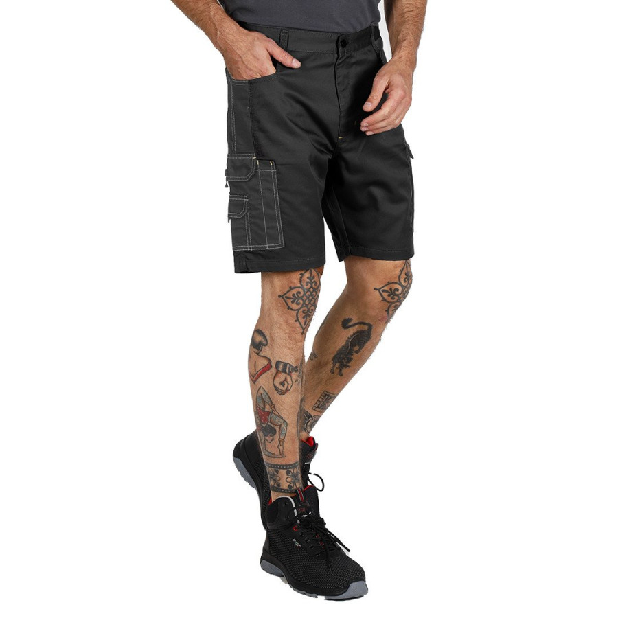 GARD BERMUDA, workwear bermuda, dark gray