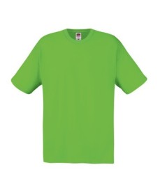 Fruit of the Loom, Original T, men's cotton T-shirt, lime, S