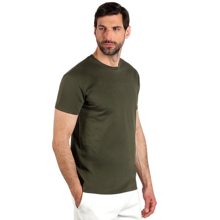 TERRA MEN, organic cotton t-shirt, 150 g/m2, olive