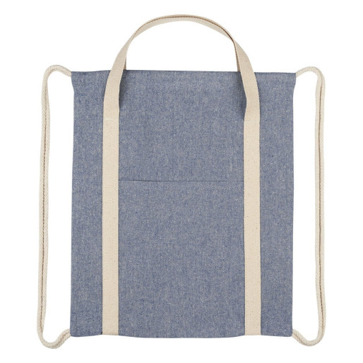 ZORA, recycled cotton backpack, 200g/m2, blue