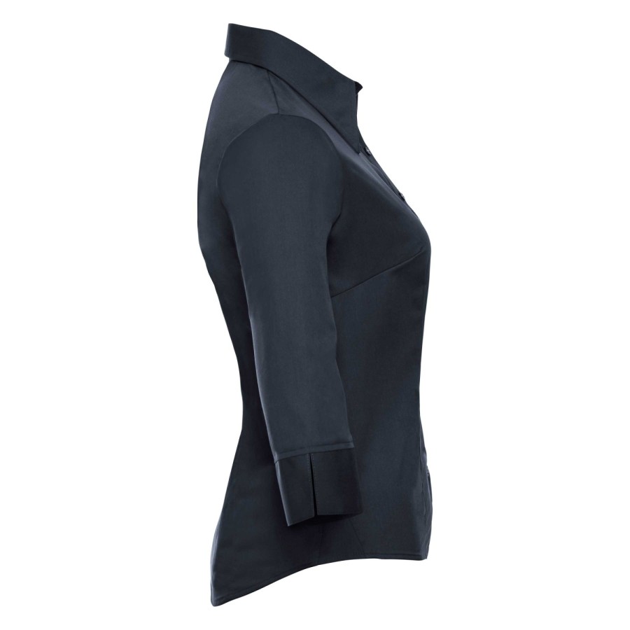 RUSSELL ženska košulja 3/4 rukavima TENCEL FITTED