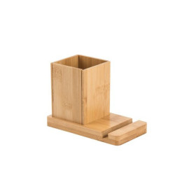 ERWIN. Desk set with mobile phone holder and cup