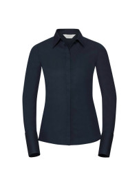 RUSSELL men's ECare Tail Oxford Long Sleeve Shirt