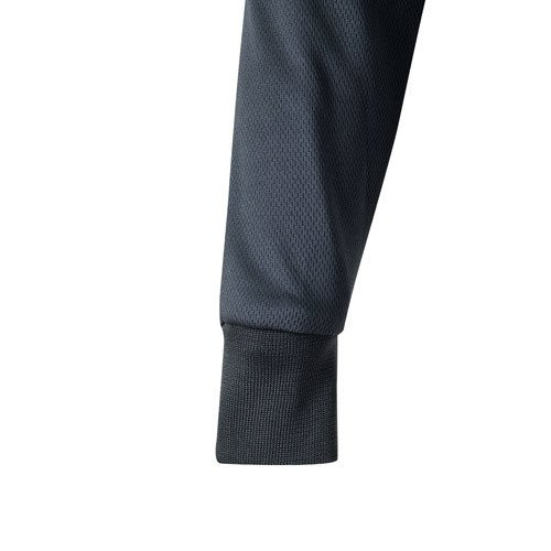 VL VULCAN. Bird-eye dvobojna polo majica (160g/m²) sa dugim rukavima, od poliestera (100%)