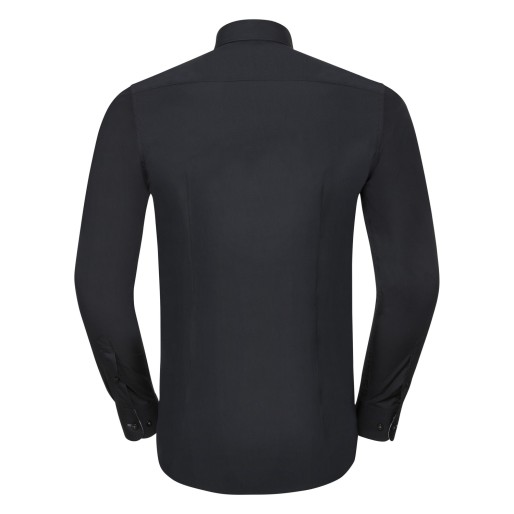 Men’s Long Sleeve Tailored Contrast Ultimate Stretch Shirt, Russell Europe