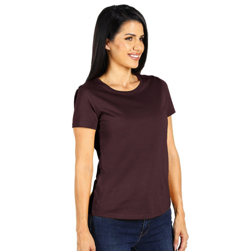 TERRA LADY, organic combed cotton t-shirt, 150 g/m2, plum