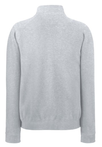 Fruit of the Loom, Classic Sweat Jacket, Men's Button-down Sweatshirt, Ash Gray, L