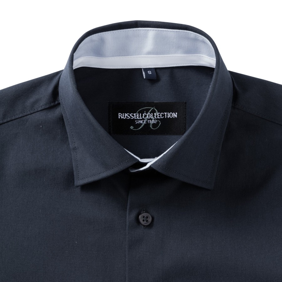 RUSSELL EUROPE CONTRAST STRETCH SHIRT, moderna košulja