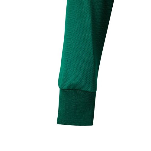 VL VULCAN. Bird-eye dvobojna polo majica (160g/m²) sa dugim rukavima, od poliestera (100%)