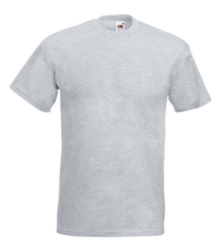 Fruit of the Loom, Super Premium, Men's Cotton T-shirt, Ash Gray, 4XL